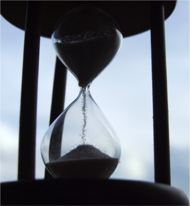Picture of an hourglass