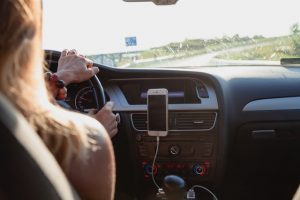 Picture of a woman driving